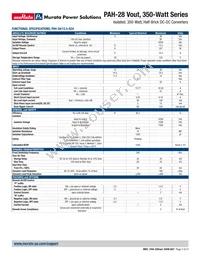 PAH-28/12.5-D48PB-C Datasheet Page 3