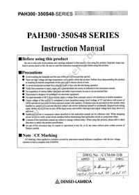 PAH300S4828/PT Datasheet Cover