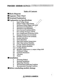 PAH300S4828/PT Datasheet Page 2