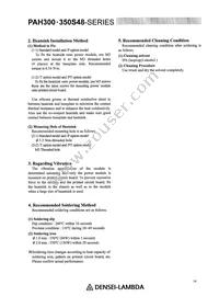 PAH300S4828/PT Datasheet Page 14