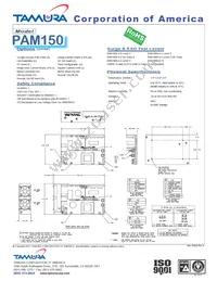 PAM150-8 Datasheet Page 2