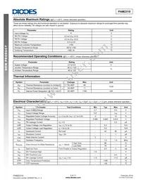 PAM2310BECADJR Datasheet Page 3