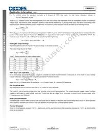 PAM2310BECADJR Datasheet Page 8