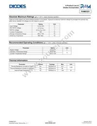 PAM2321AYMADJ Datasheet Page 3