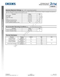 PAM2401YPADJ Datasheet Page 3