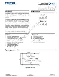 PAM2803AAF095 Datasheet Cover