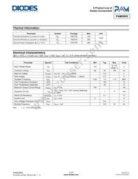 PAM2805AF Datasheet Page 3