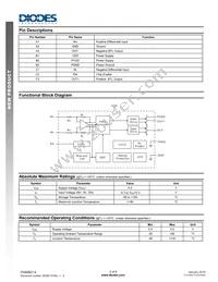 PAM8014AZR Datasheet Page 2