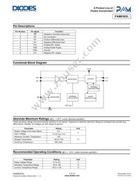 PAM8302LAYCR Datasheet Page 2