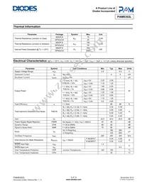 PAM8302LAYCR Datasheet Page 3