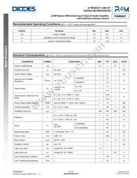 PAM8407DR Datasheet Page 3