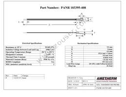 PANR 103395-408 Datasheet Cover