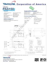 PAS150-3 Datasheet Page 2