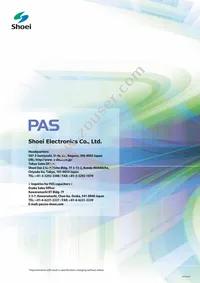 PAS409HR-VA5R Datasheet Page 12