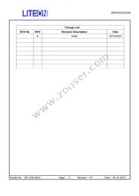 PB-1240-6SA0 Datasheet Page 2