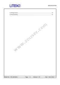 PB-1240-6SA0 Datasheet Page 4