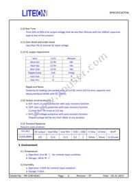 PB-1240-6SA0 Datasheet Page 6