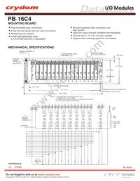 PB-16C4H Datasheet Cover