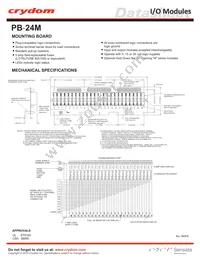 PB-24M-C Datasheet Cover