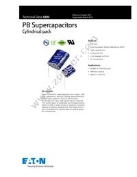 PB-5R0V105 Datasheet Cover