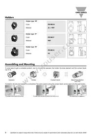 PB22BEM41R Datasheet Page 3