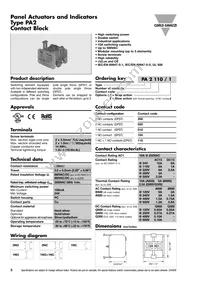 PB22SIE0R Datasheet Page 3