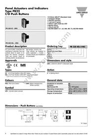 PB22SIOL0RG Datasheet Cover