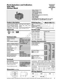 PB22SLRS31K Datasheet Page 2