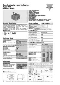 PB22SM41R Datasheet Page 3