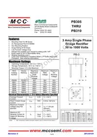 PB38-BP Datasheet Cover