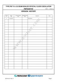 PBF620074Z Datasheet Page 2