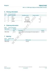 PBHV2160ZX Datasheet Page 2