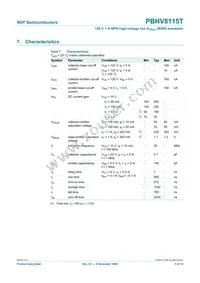 PBHV8115T Datasheet Page 6