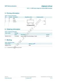 PBHV8115TLHR Datasheet Page 3