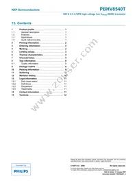 PBHV8540T Datasheet Page 13