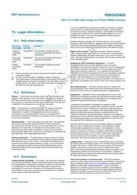 PBHV8540X Datasheet Page 13