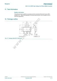 PBHV8560ZX Datasheet Page 8