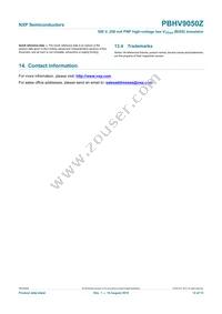 PBHV9050Z/ZLX Datasheet Page 13