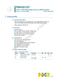 PBHV9115T Datasheet Page 2