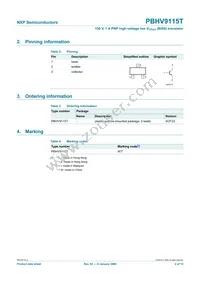 PBHV9115T Datasheet Page 3