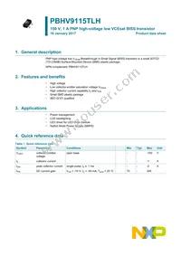 PBHV9115TLHR Datasheet Page 2