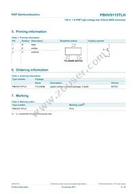 PBHV9115TLHR Datasheet Page 3