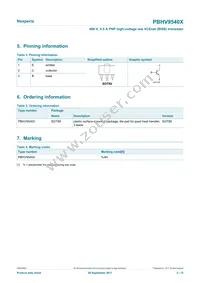 PBHV9540XX Datasheet Page 2