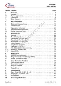 PBL38620/2SOA Datasheet Page 4