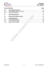 PBL38650/2QNT Datasheet Page 5