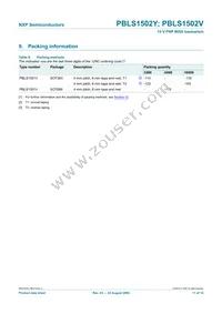 PBLS1502V Datasheet Page 12