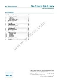 PBLS1502V Datasheet Page 15