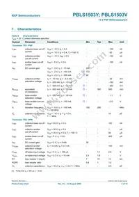 PBLS1503V Datasheet Page 5