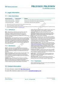 PBLS1503V Datasheet Page 14