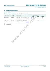 PBLS1504V Datasheet Page 12
